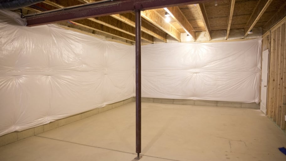 Unfinished basement
